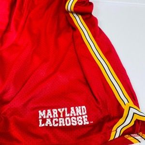 Vintage 90's University of Maryland Terps STX lacrosse mesh shorts Lax World